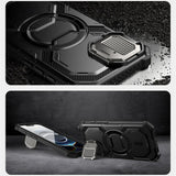 Supcase IBLSN Armorbox iPhone 17e / 16e Håndværker Cover - MagSafe Kompatibel - Sort
