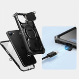 Supcase IBLSN Armorbox iPhone 17e / 16e Håndværker Cover - MagSafe Kompatibel - Sort