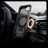 Supcase Unicorn Beetle Grip iPhone 16e Håndværker Cover - MagSafe Kompatibel - Gennemsigtig / Sort