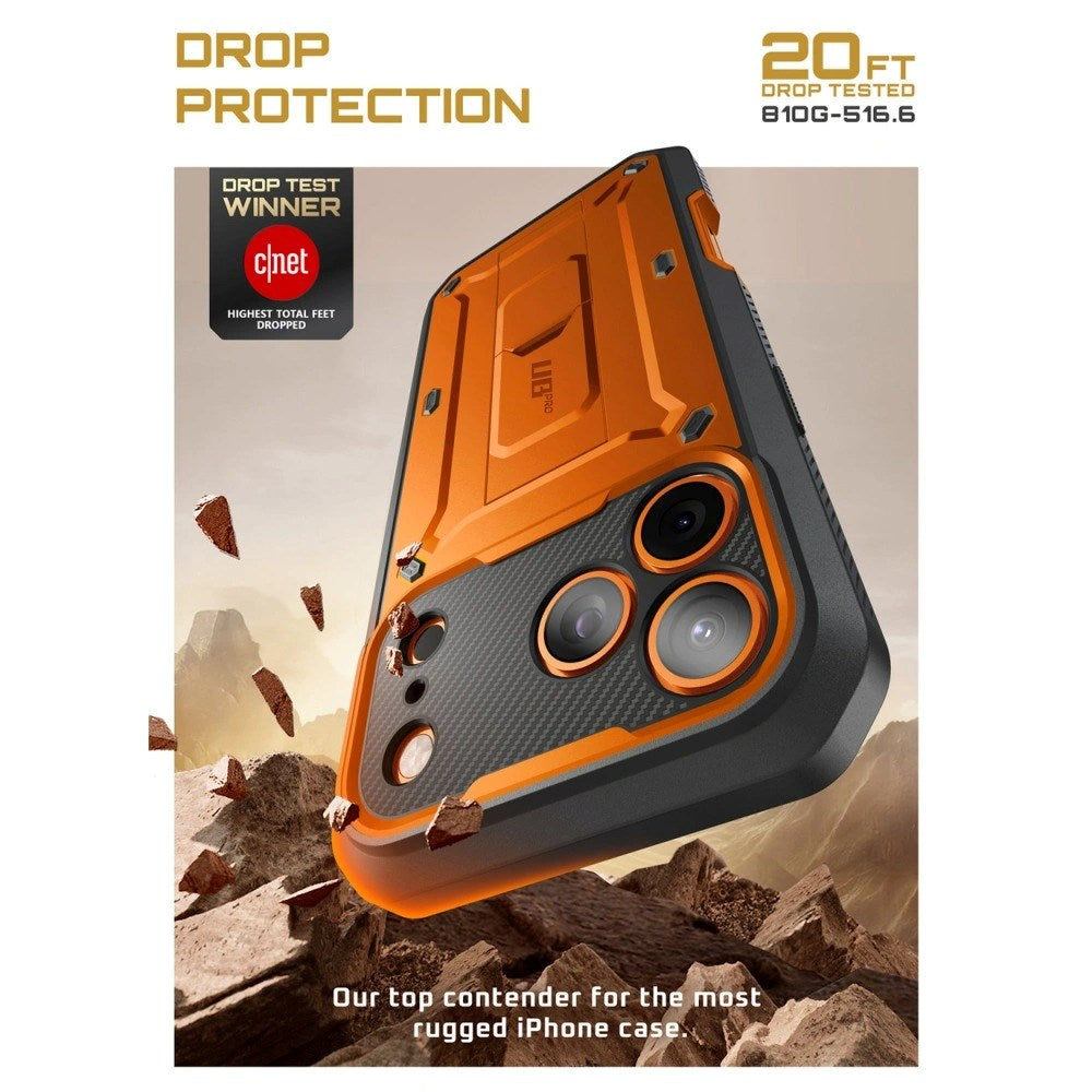 Supcase Unicorn Beetle Cover - iPhone 17 Pro Max – Orange