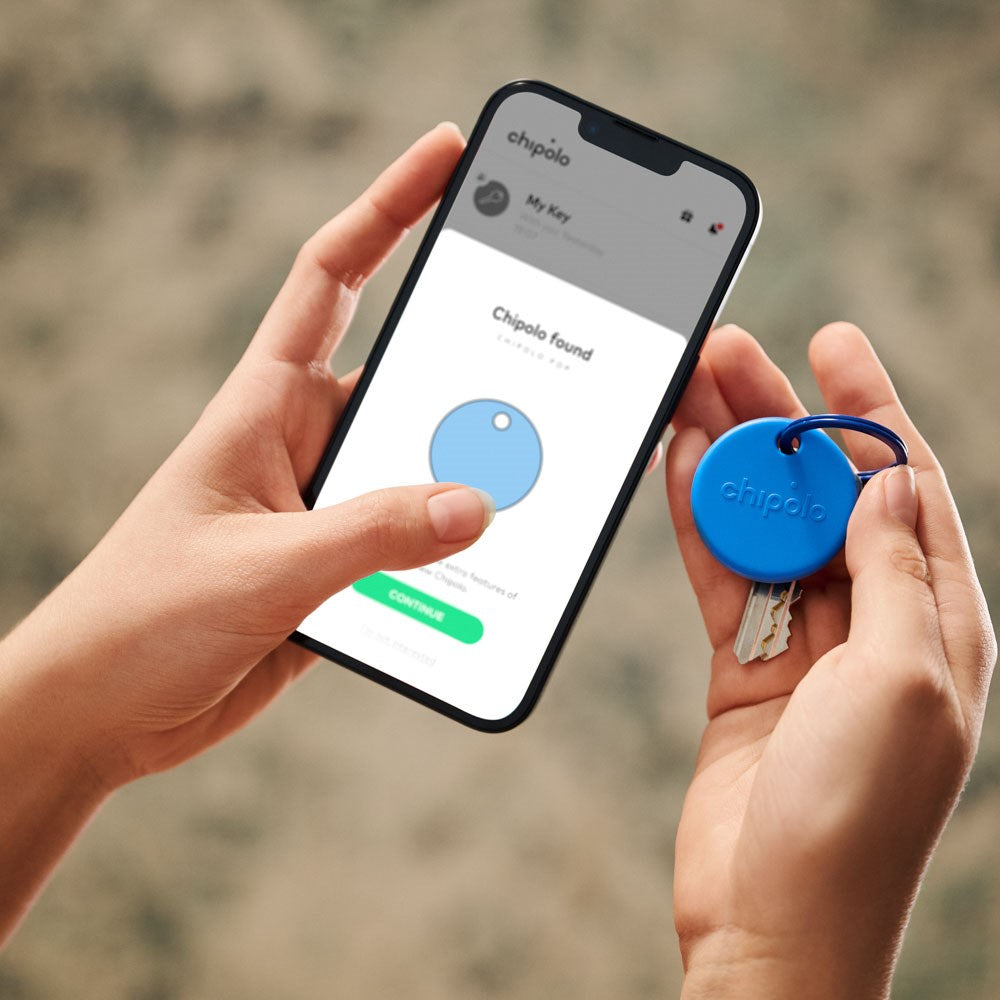 Chipolo POP - GPS Tracker - Apple Find My & Google's Find My Device - Blå