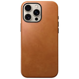 iPhone 16 Nomad Pro Traditional Leather Mobil Cover- MagSafe Kompatibel - Tan