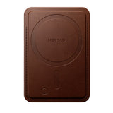 Nomad Ecco Ægte Læder Kortholder m. Apple Find My - MagSafe Kompatibel - Brown