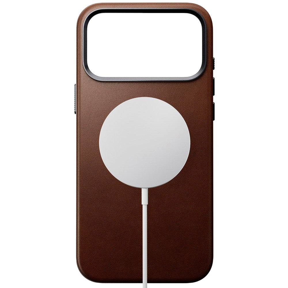 iPhone 17 Pro Max - Nomad Traditional Leather Cover - MagSafe Kompatibel - Brown