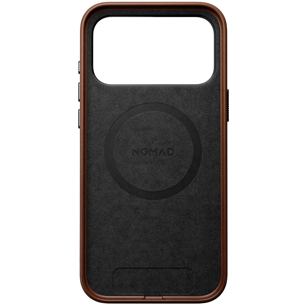iPhone 17 Pro Max - Nomad Traditional Leather Cover - MagSafe Kompatibel - Brown - (DEMO)