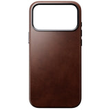 iPhone 17 Pro Max - Nomad Traditional Horween Leather Cover - MagSafe Kompatibel - Rustic Brown