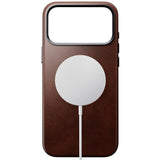 iPhone 17 Pro Max - Nomad Traditional Horween Leather Cover - MagSafe Kompatibel - Rustic Brown