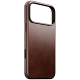 iPhone 17 Pro Max - Nomad Traditional Horween Leather Cover - MagSafe Kompatibel - Rustic Brown