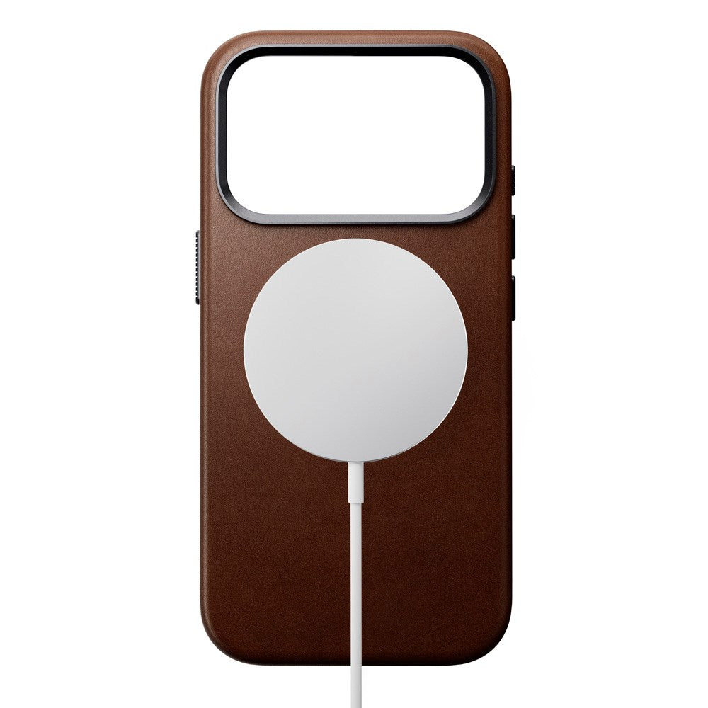 iPhone 17 Pro - Nomad Traditional Leather Cover - MagSafe Kompatibel - Brown