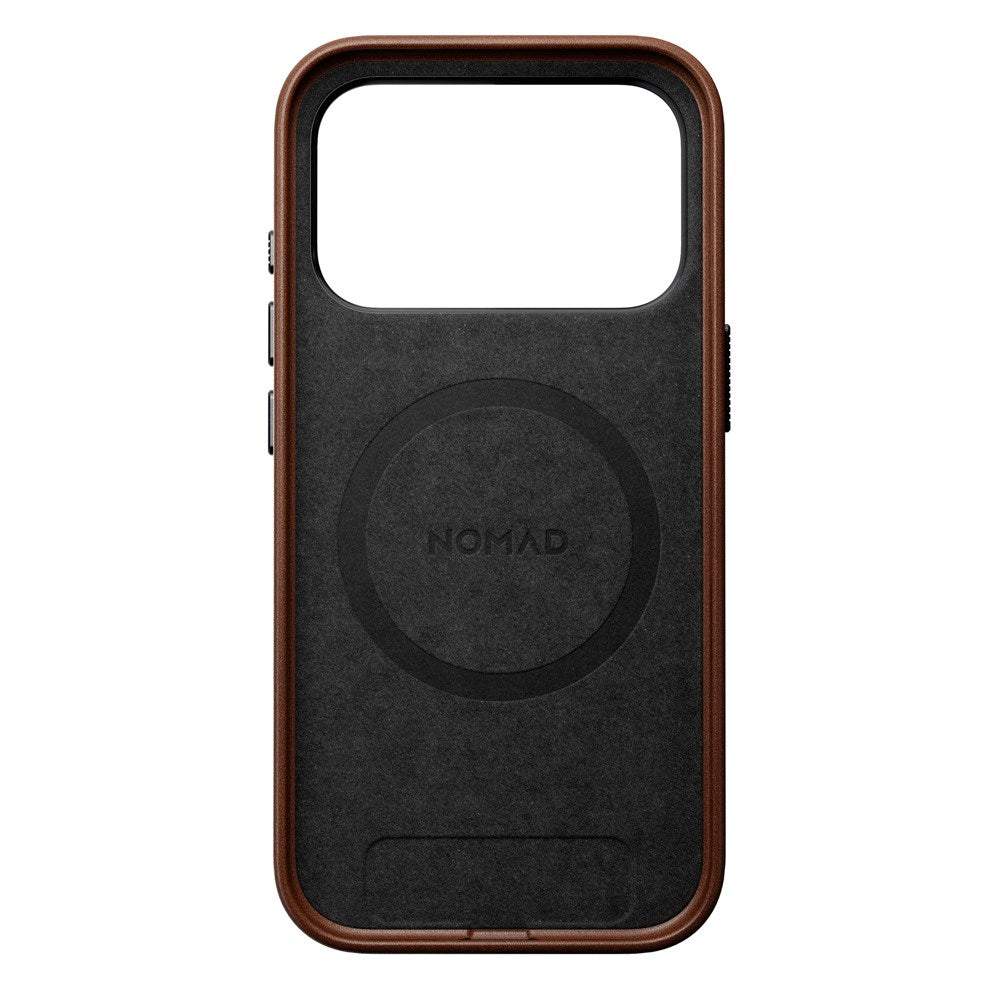 iPhone 17 Pro - Nomad Traditional Leather Cover - MagSafe Kompatibel - Brown