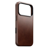 iPhone 17 Pro - Nomad Traditional Horween Leather Cover - MagSafe Kompatibel - Rustic Brown