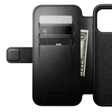 iPhone 17 Pro Max - Nomad Modern Horween Leather Folio Cover - MagSafe Kompatibel - Black