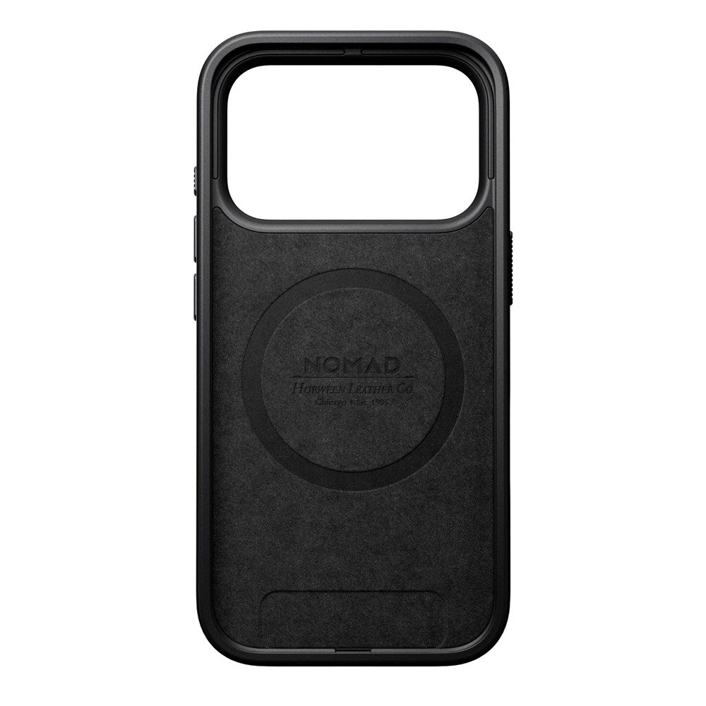 iPhone 17 Pro - Nomad Modern Horween Leather Cover - MagSafe Kompatibel - Black