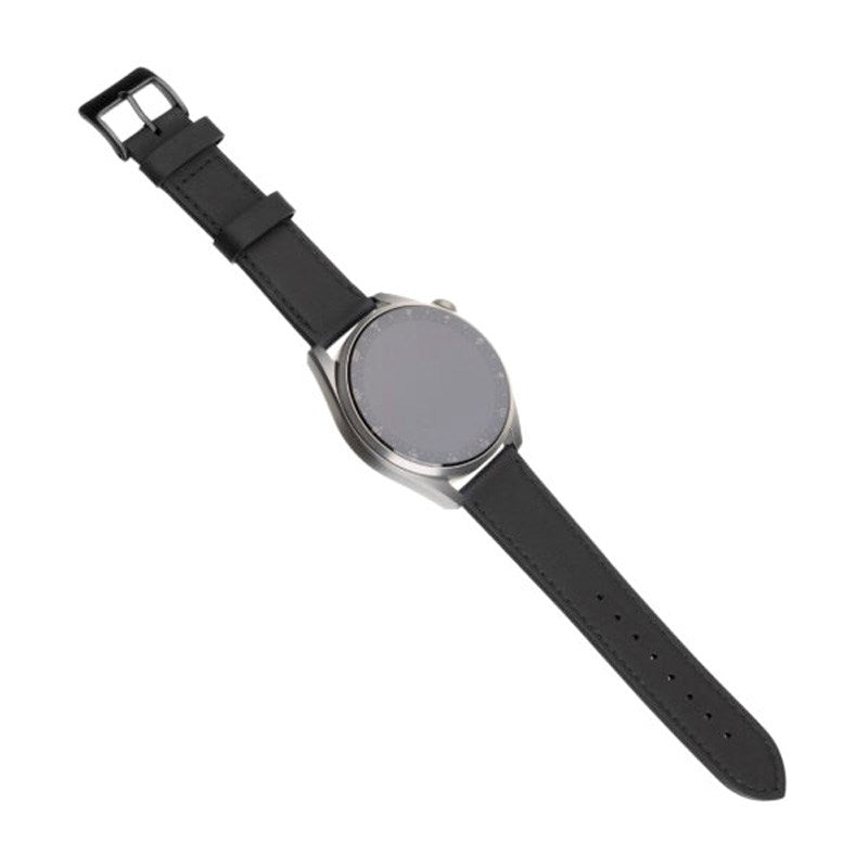 Fixed - Universal Smartwatch - Ægte Læder Rem - (20mm) - Sort