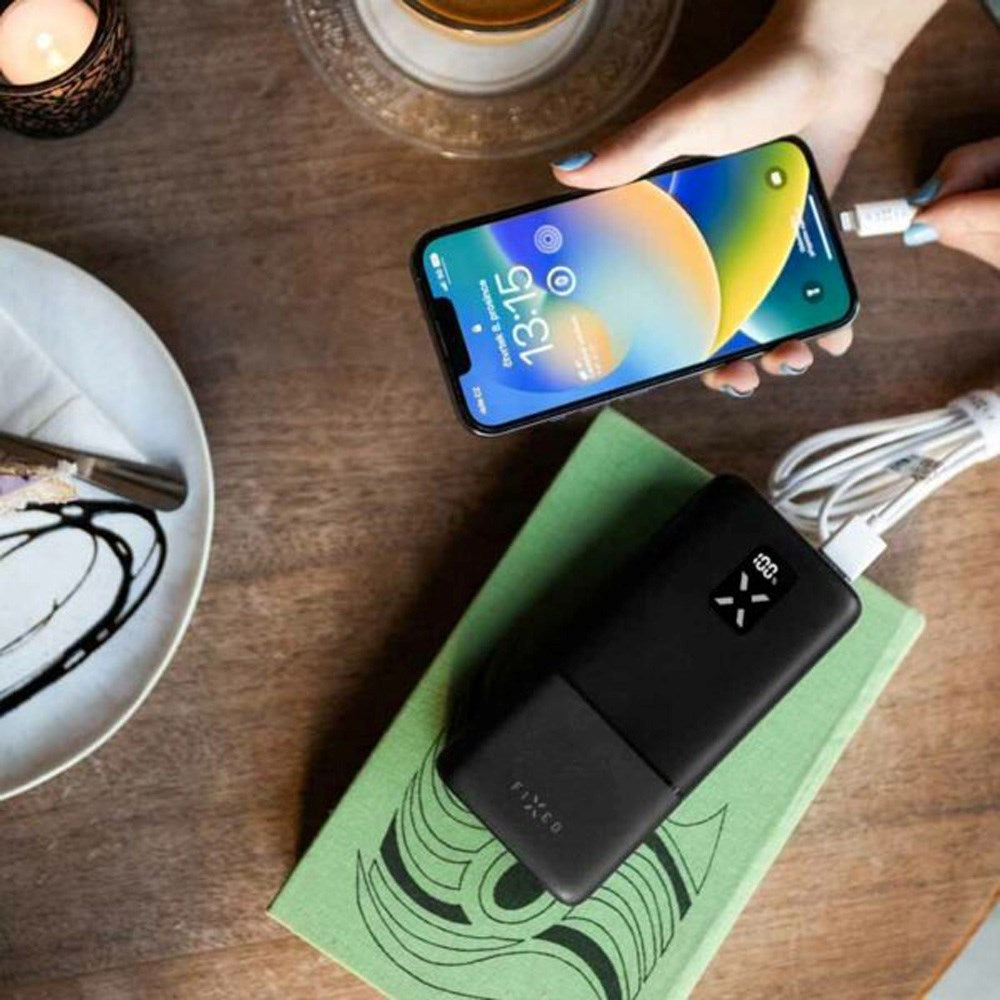 Fixed Zen 20 2 x USB-A 1 x USB-C Power Bank 20.000 mAh - Sort