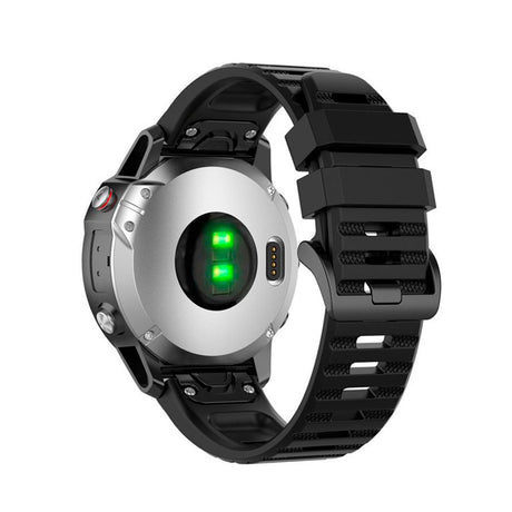 Fixed Universal QuickFit Garmin 22mm Silikone Rem - Sort - (DEMO)