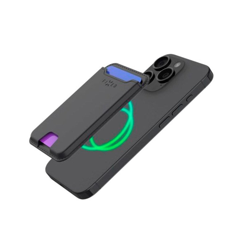 Fixed Kortholder med Apple Find My Sporing - MagSafe Kompatibel - Sort