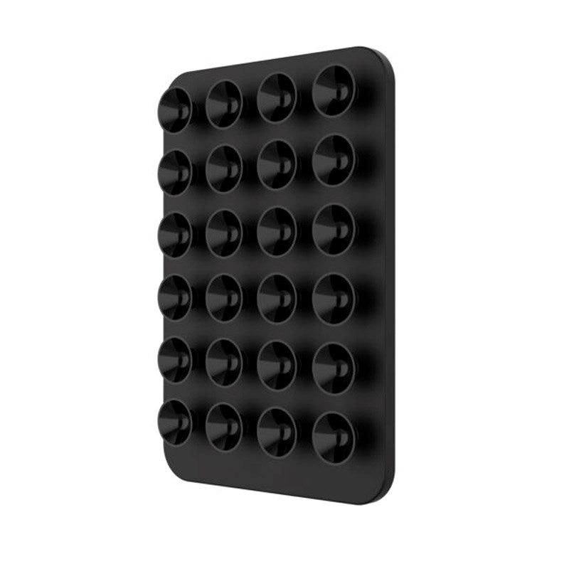 Fixed MagMate - Silikone Sugekop Mobilholder - MagSafe Kompatibel - Sort