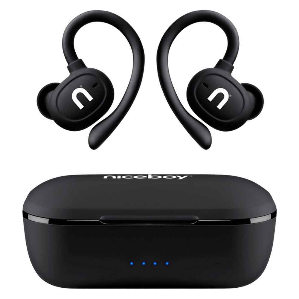 Niceboy HIVE Airsport 3 Pro True Wireless In-Ear Høretelefoner - Sort