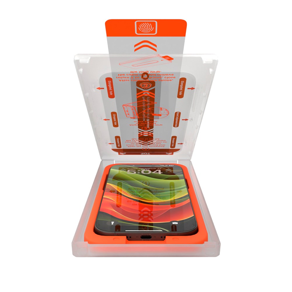 iPhone 16e / 14 / 13 / 13 Pro Mobile Origin Beskyttelsesglas - Case Friendly - 2 Pak - Gennemsigtig