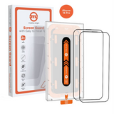 Mobile Origin 2-Pack Orange Screen Guard Til iPhone 15 Pro