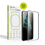 iPhone 11 Pro / Xs / X Mobile Origin EasyGlass Beskyttelsesglas - Gennemsigtig / Sort Kant