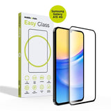 Samsung Galaxy A15 Mobile Origin EasyGlass Beskyttelsesglas - Gennemsigtig / Sort Kant