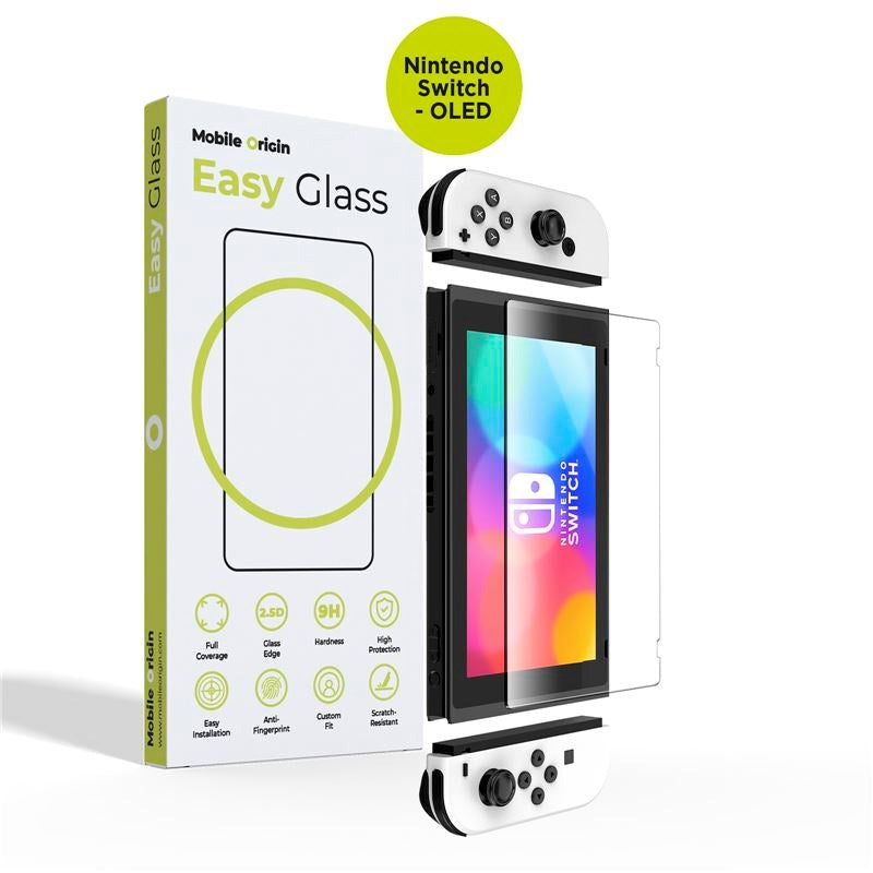 Mobile Origin EasyGlass Beskyttelse Til Nintendo Switch OLED Skærm