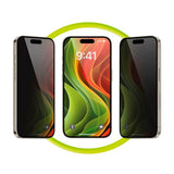 Skærmbeskyttelse i Hærdet Glas med Privacy fra Mobile Origin - 2 stk. - iPhone 16 Pro Max