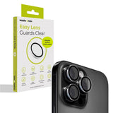 iPhone 16 Pro / 16 Pro Max Mobile Origin Easy Lens Guard - Kameralinsebeskytter - Gennemsigtig