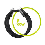 Mobile Origin - 1m Magnetisk USB-C til USB-C Kabel - Sort