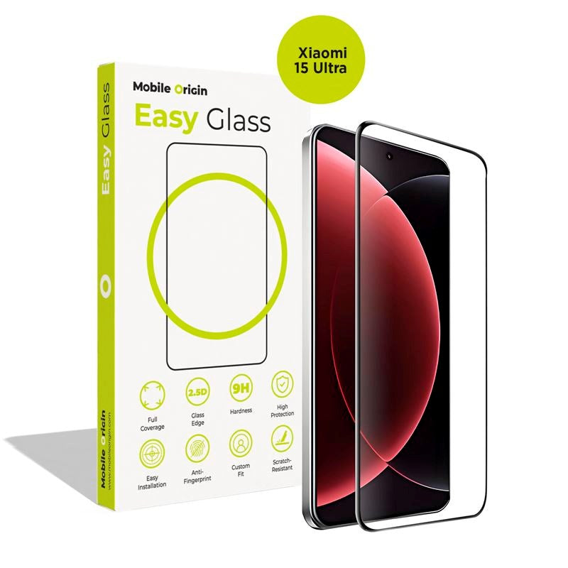 Xiaomi 15 Ultra - Mobile Origin EasyGlass Skærmbeskyttelsesglas - Gennemsigtig