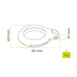 Mobile Origin AirTag-Holder - Klæberig Bagside - 2 stk. - Blå