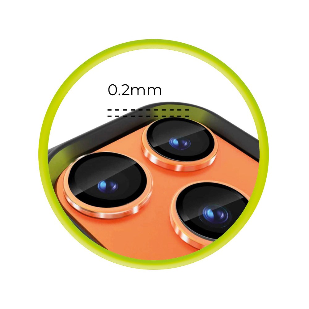 iPhone 17 Pro / 17 Pro Max Mobile Origin Sapphire Kameralinsebeskyttelse - Gennemsigtig