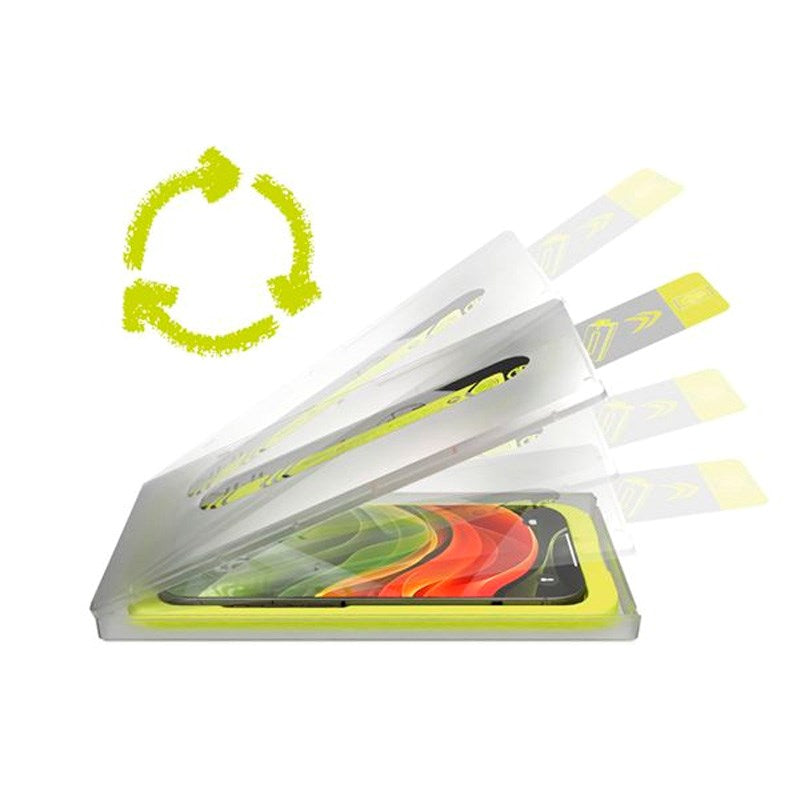 Mobile Origin iPhone 17 Pro Screen Guard Skærmbeskyttelse inkl. Monteringssæt - Privacy Funktion - 2 stk. - Gennemsigtig