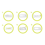 Mobile Origin iPhone 17 Screen Guard Skærmbeskyttelse inkl. Monteringssæt - 2 stk. - Gennemsigtig / Svart kant