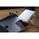 Epico Powerbank m. USB-C, USB-A, DC + Biloplader - 26.800 mAh - Hvid