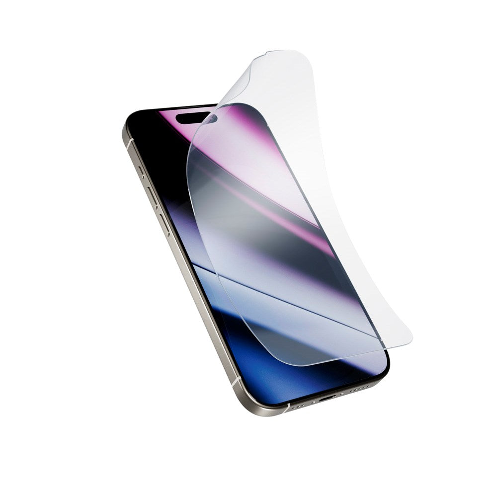 Epico - iPhone 16e / 14 / 13 / 13 Pro Flexiglass Skærmbeskyttelsesglas - Gennemsigtig