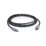 Epico Braided USB-C til USB-C Kabel - EPR (Extended Power Range) - 240W - 2m - Grå