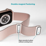 Apple Watch (42/44/SE/45/46/49mm) Epico Milanese+ (Plus) Stål Rem - Rose Gold - (DEMO)
