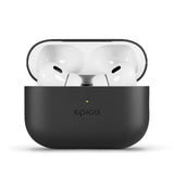 Epico AirPods Pro (2. Gen.) Leather Case - Ægte Læder Cover - Sort