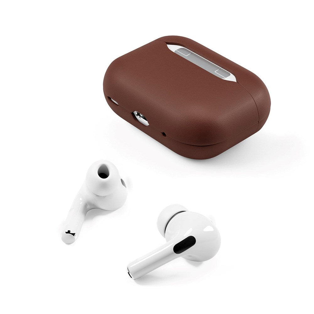 Epico AirPods Pro (2. Gen.) Leather Case - Ægte Læder Cover - Brun