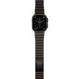 Apple Watch (42/44/SE/45/46/49) Epico UNUM Rustfri Stålrem - Sort