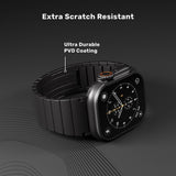 Apple Watch (42/44/SE/45/46/49) Epico UNUM Rustfri Stålrem - Sort