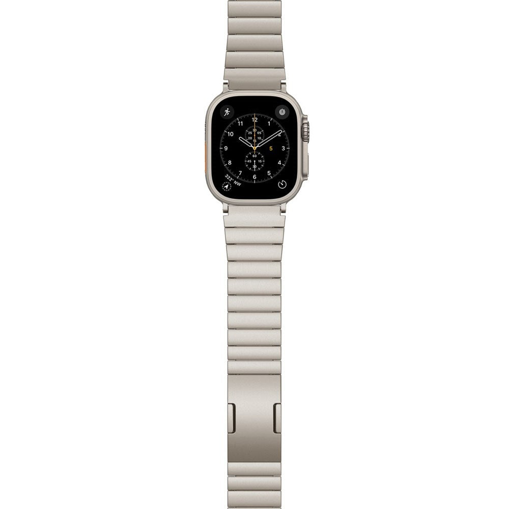 Apple Watch (42/44/SE/45/46/49) Epico UNUM Rustfri Stålrem - Titanium