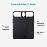 Epico Silicone Pro Mag+ Cover - iPhone Air - MagSafe Kompatibel - Black