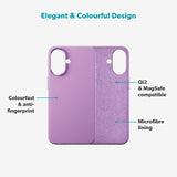 Epico Silicone Pro Mag+ Cover - iPhone 17 - MagSafe Kompatibel - Purple