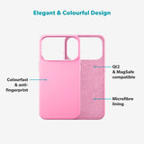 Epico Silicone Pro Mag+ Cover - iPhone 17 Pro Max - MagSafe Kompatibel - Hot Pink