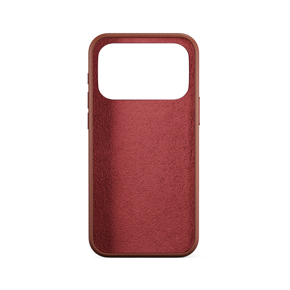 Epico Leather Pro Mag+ Cover - iPhone 17 Pro - MagSafe Kompatibel - Brun