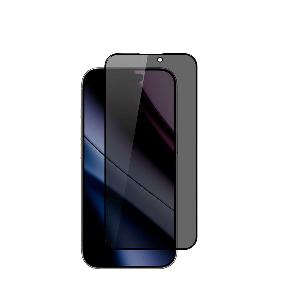 Epico - iPhone Air - Privacy Glass 3D Skærmbeskyttelsesglas m. Installationsramme - Gennemsigtig